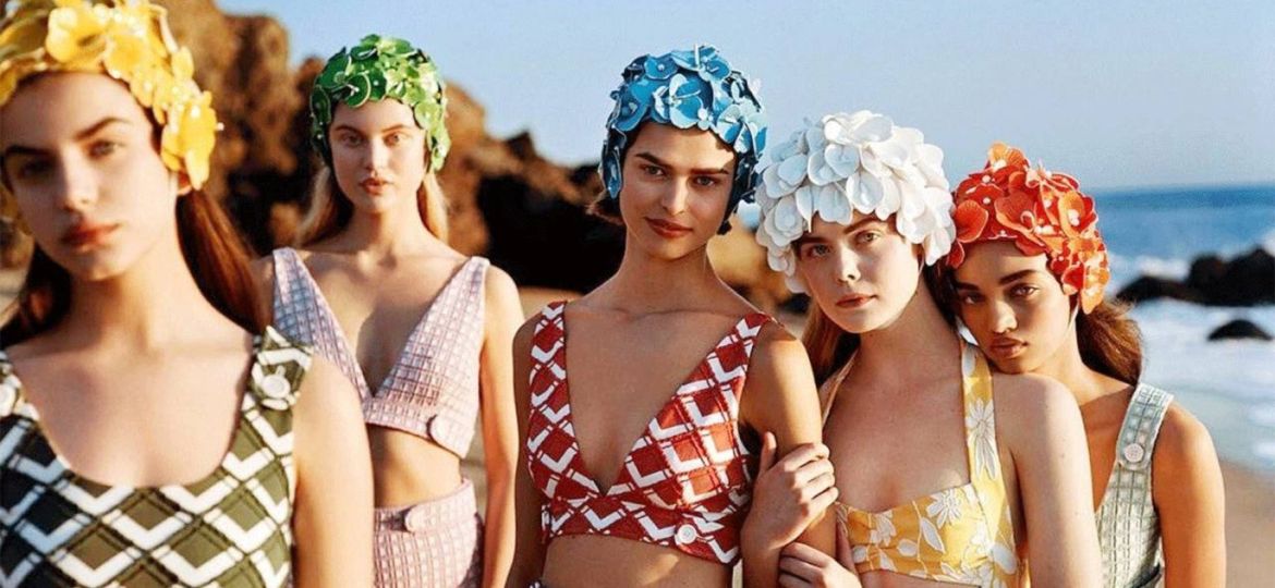 bañadores y bikinis en la moda verano 2018